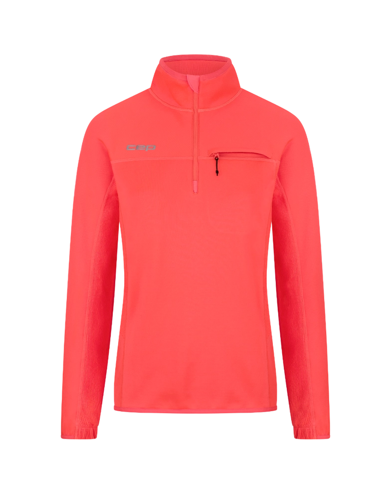 Laden Sie das Bild in Galerie -Viewer, {Women Core Run Thermal Zip Shirt LS 2.0