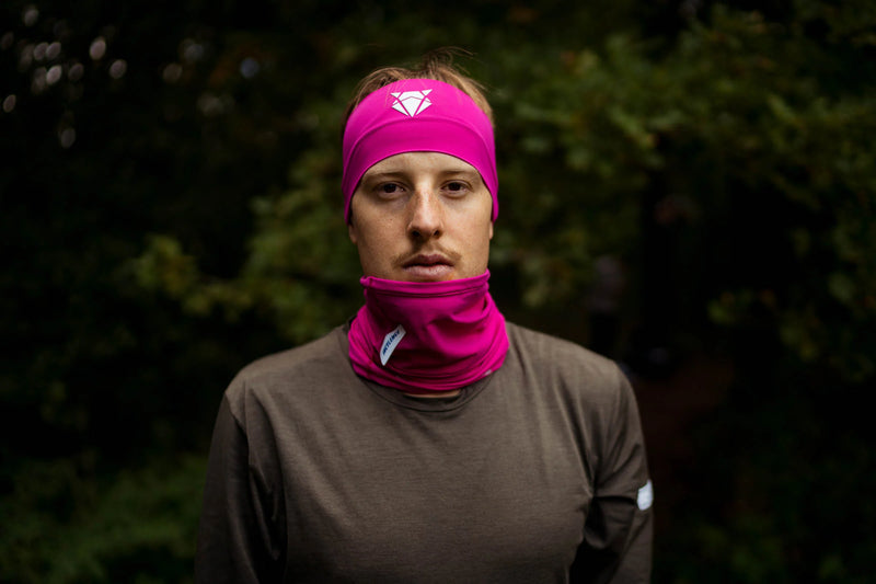 Laden Sie das Bild in Galerie -Viewer, {Neck Tube Magenta White