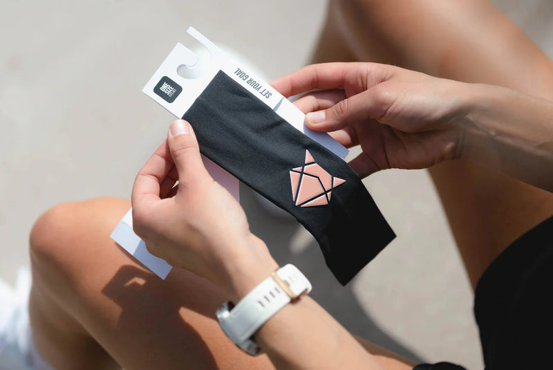 Laden Sie das Bild in Galerie -Viewer, {Headband schmal Black Light Pink