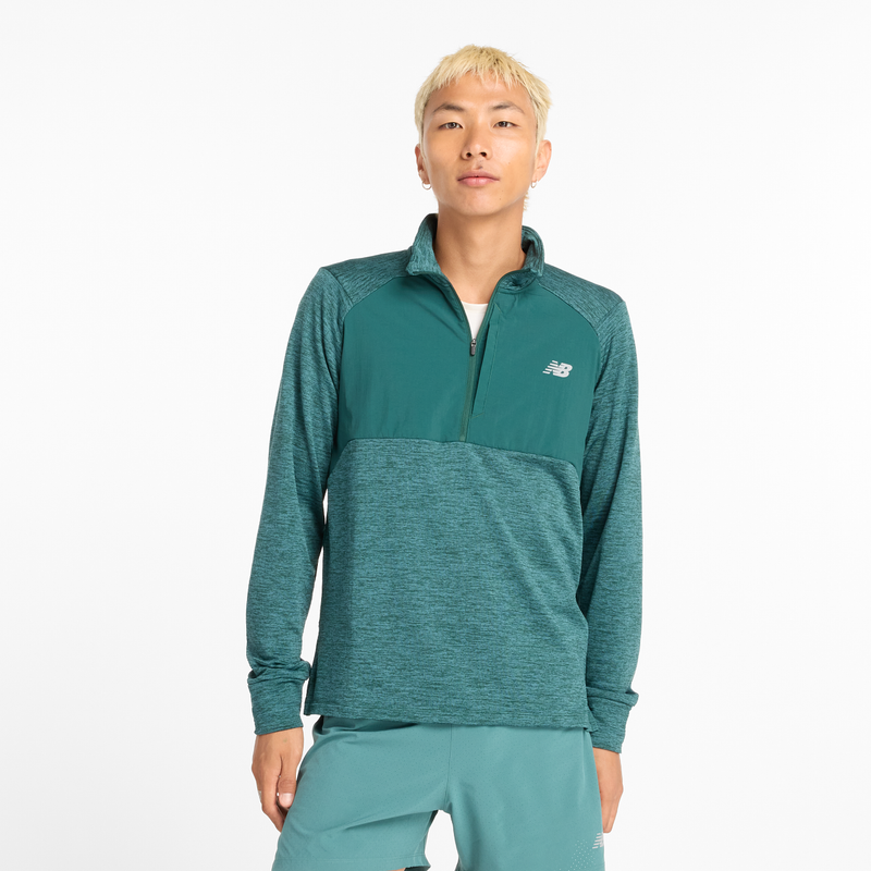 Laden Sie das Bild in Galerie -Viewer, {Athletics Heat Grid 1/2 Zip