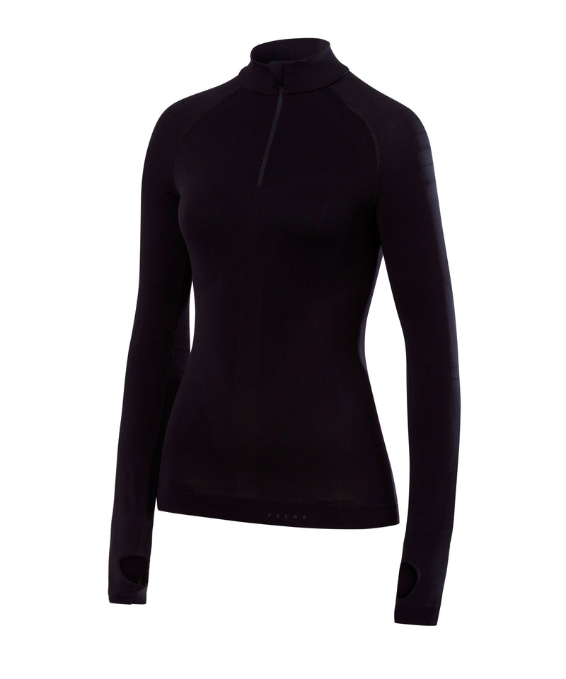 Laden Sie das Bild in Galerie -Viewer, {Damen Langarmshirt Zip warm