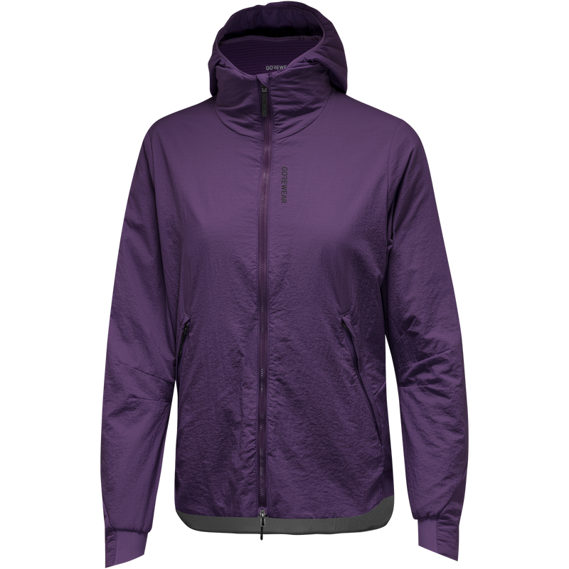 Laden Sie das Bild in Galerie -Viewer, {Lady Concurve Windstopper Insulated Hooded Jacket
