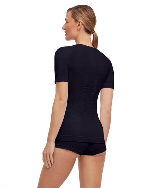 Damen Shortsleeved Shirt Tight Fit Warm