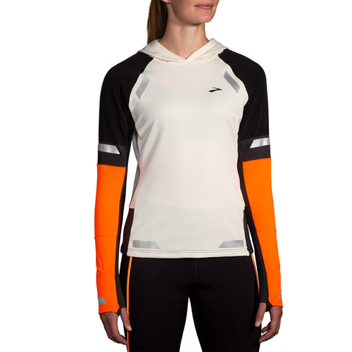 Lady Run Visible Notch Thermal Hoodie 2.0