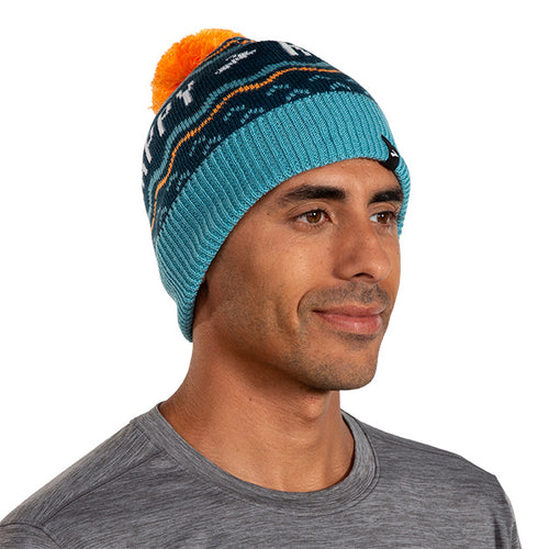 Heritage Pom Beanie Storm Blue