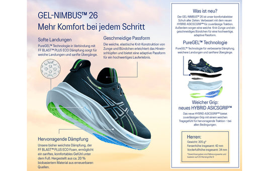 Gel Nimbus 26 Lunge Der Laufladen