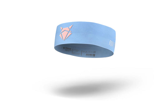 Lightweight Headband Narrow Blue Light Pink