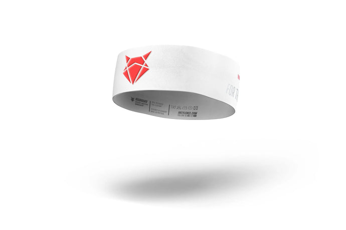Lightweight Headband Narrow White Inferno