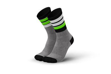 Merino Strive Light Grey Neon Green