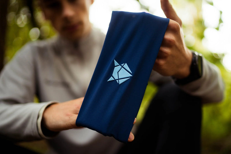 Laden Sie das Bild in Galerie -Viewer, {Headband Wide Navy Sky Blue
