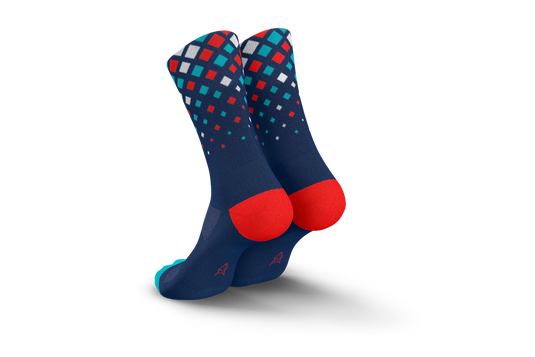 Crystals Navy Cyan Inferno