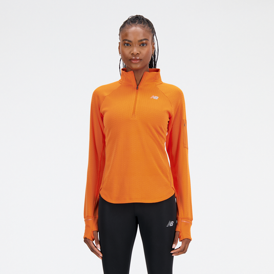 Lady Run Heat Grid Half Zip