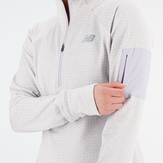 Lady Run Heat Grid Half Zip