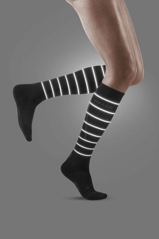 Women Reflective Compression Socks