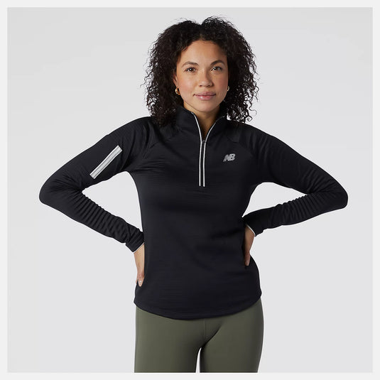 Lady Run Heat Grid Half Zip