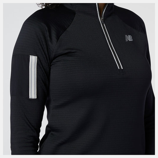 Lady Run Heat Grid Half Zip