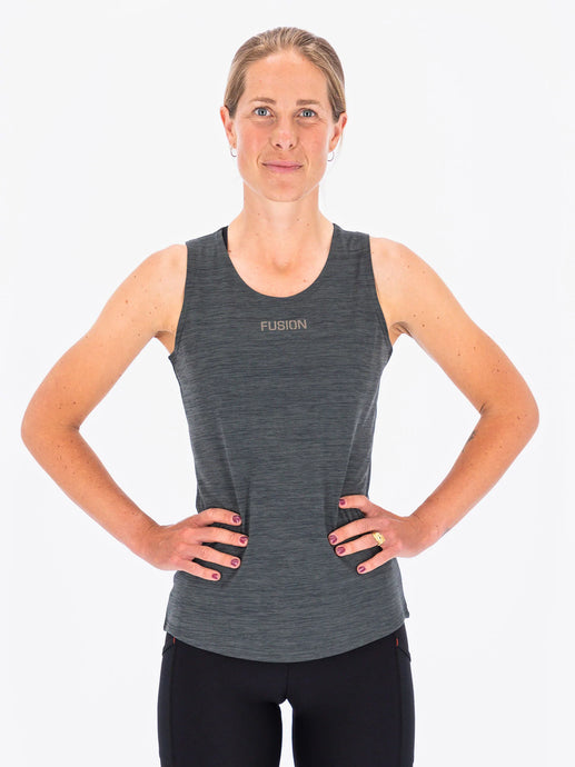Women C3 Singlet Grey