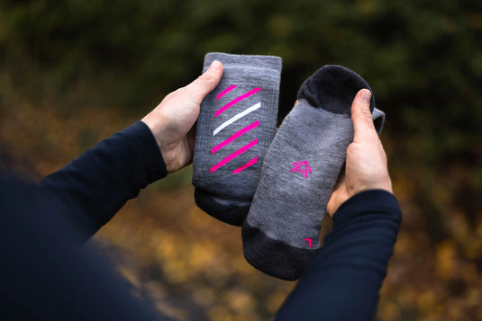 Merino Rise Grey Pink